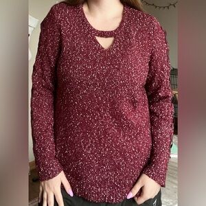Burgundy Sweater
